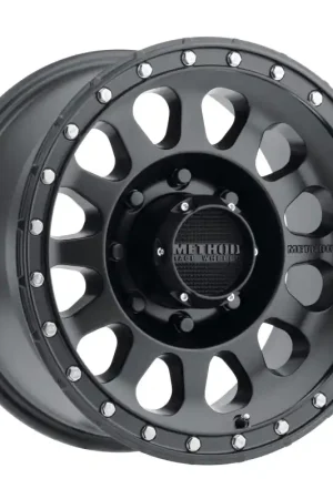 Method MR315 17x8.5 0mm Offset 8x180 130.81mm CB Matte Black Wheel Discount