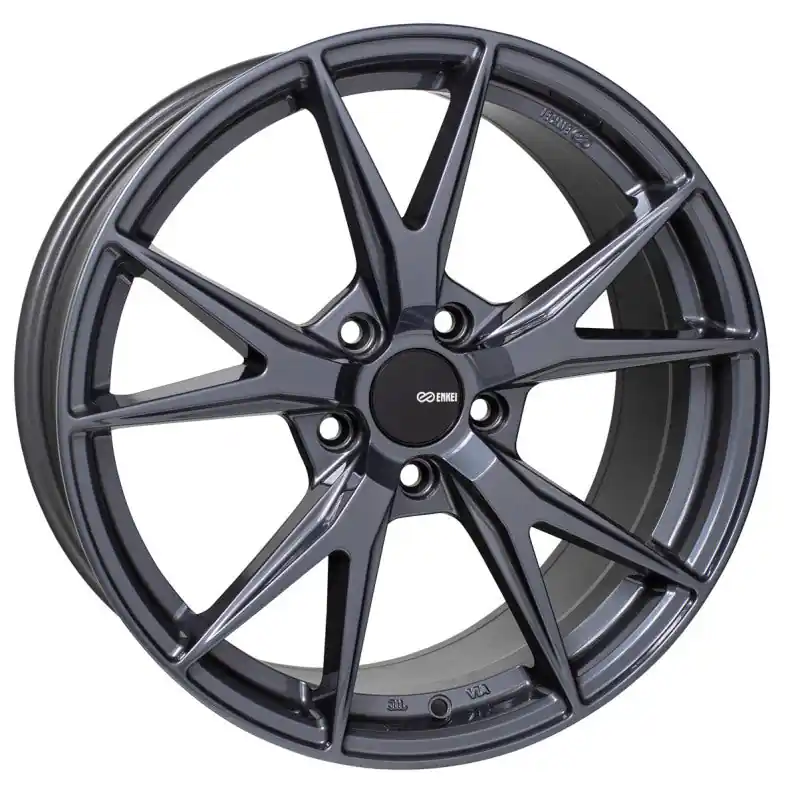 Warranty Included Enkei Phoenix 18x8 35mm Offset 5x114.3 72.6mm Bore Blue Gunmetal Wheel