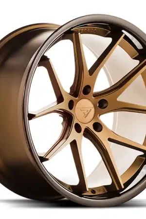 Today Only Ferrada Wheels FR2 Matte Bronze / Gloss Black Lip 20x10 5x112 ET45 66.56 Mid Concavity