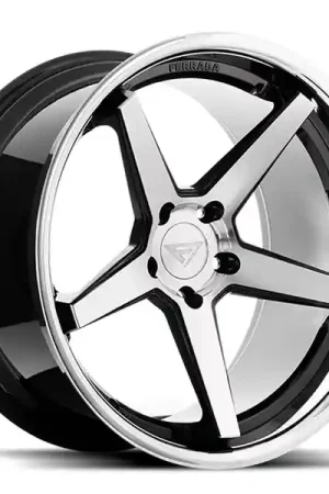 Ferrada Wheels FR3 Machine Black / Chrome Lip 22x11 5x112 ET10 66.56 Super Deep Concavity Holiday Sale