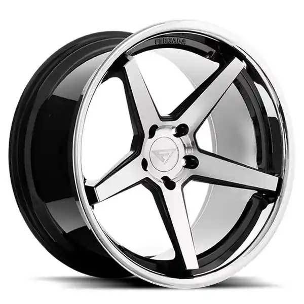 Ferrada Wheels FR3 Machine Black / Chrome Lip 22x11 5x112 ET10 66.56 Super Deep Concavity Holiday Sale