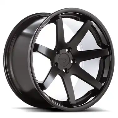 Low Price Ferrada Wheels FR1 Matte Black / Gloss Black Lip 20x11.5 5x114 ET15 73.1 Super Deep Concavity