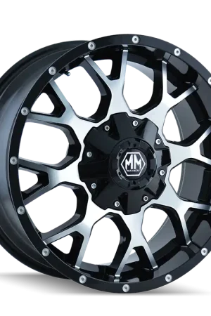 Cheap Mayhem Warrior 8015 Gloss Black Machined 20x9 5x127/5x139.7 0mm 87mm