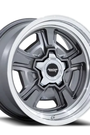 American Racing Marauder AD 18x8 +0 5x139.7mm 87.1mm Anthracite Diamond Cut Lip Worldwide Shipping